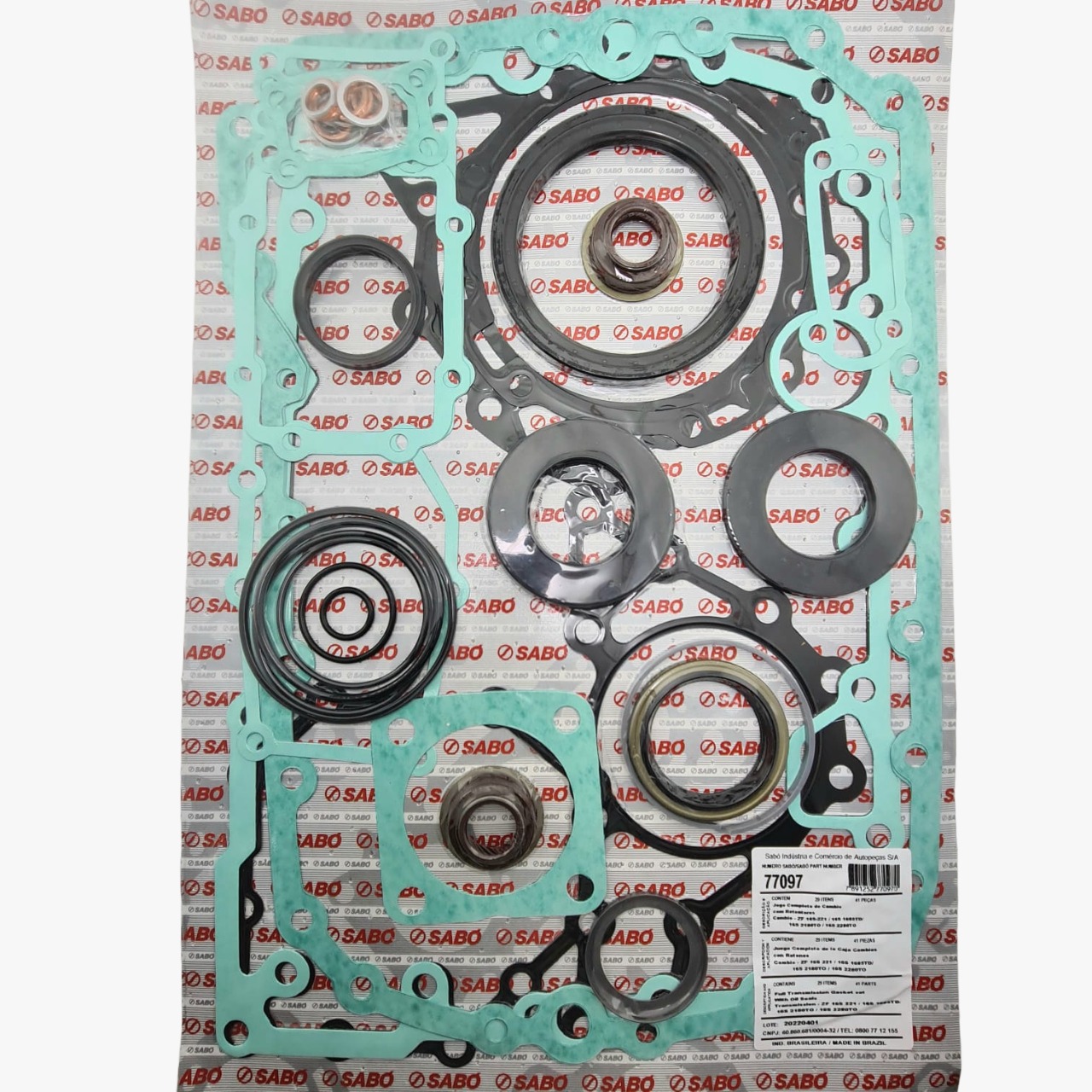 JUEGO JUNTAS CAJA (C/RETENES) (COMPLETO) (16S-221) (16S-2280)