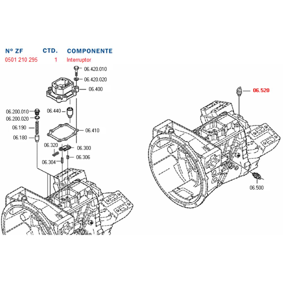 BULBO INTERRUPTOR CAJA (S5-42)